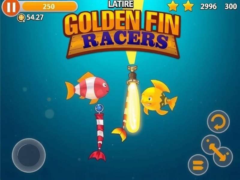 Golden Fin Racers Main Gameplay Golden Fin Racers Game Screenshot